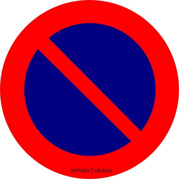Letrero Prohibido Aparcar