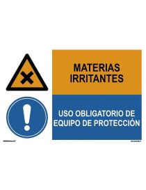 MATERIAS IRRITANTES/OBLIGAT, EQUIPO DE PROTECCIÓN