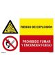 RIESGO DE EXPLOSIÓN/PROH. FUMAR Y ENCENDER FUEGO