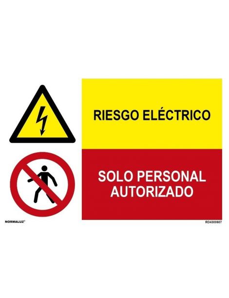 RIESGO ELÉCTRICO/SOLO PERSONAL AUTORIZADO