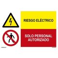 RIESGO ELÉCTRICO/SOLO PERSONAL AUTORIZADO