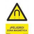 Señal Peligro Zona Magnetica