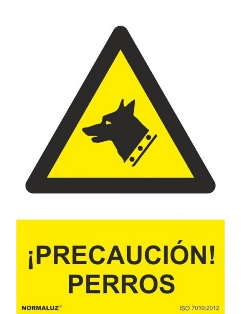 Señal Precaución Perros