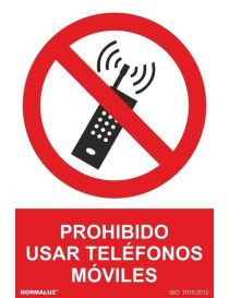 Señal Prohibido Usar Teléfonos Móviles