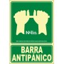 Señal Empujar Barra Para Abrir Puerta
