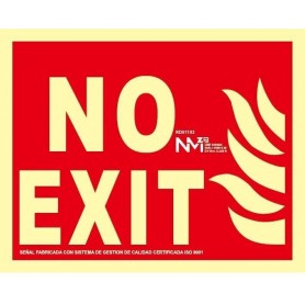 Señal NO EXIT
