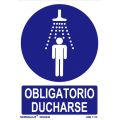Señal Obligatorio Ducharse