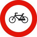 Señal Entrada Prohibida a Ciclos