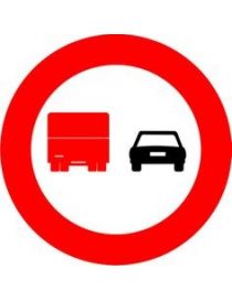 Señal Adelantamiento Prohibido Para Camiones