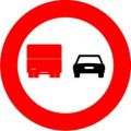 Señal Adelantamiento Prohibido Para Camiones
