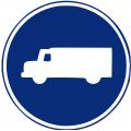 Señal Calzada Para Camiones