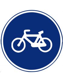 Señal Camino Reservado Para Ciclos