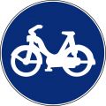Señal Vía Para Ciclomotores
