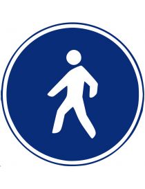 Señal Camino Reservado Para Peatones