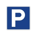 Señal P Parking