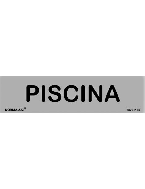Placa Informativa Piscina