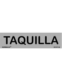 Placa Informativa Taquilla