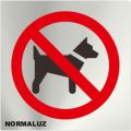 Placa Informativa Prohibido Perros