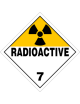 Etiqueta materias radioactivas (clase 7)