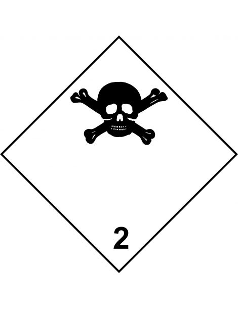 Etiqueta Gases Toxicos (Clase 2.3)