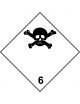 Etiqueta materias toxicas (Clase 6.1)